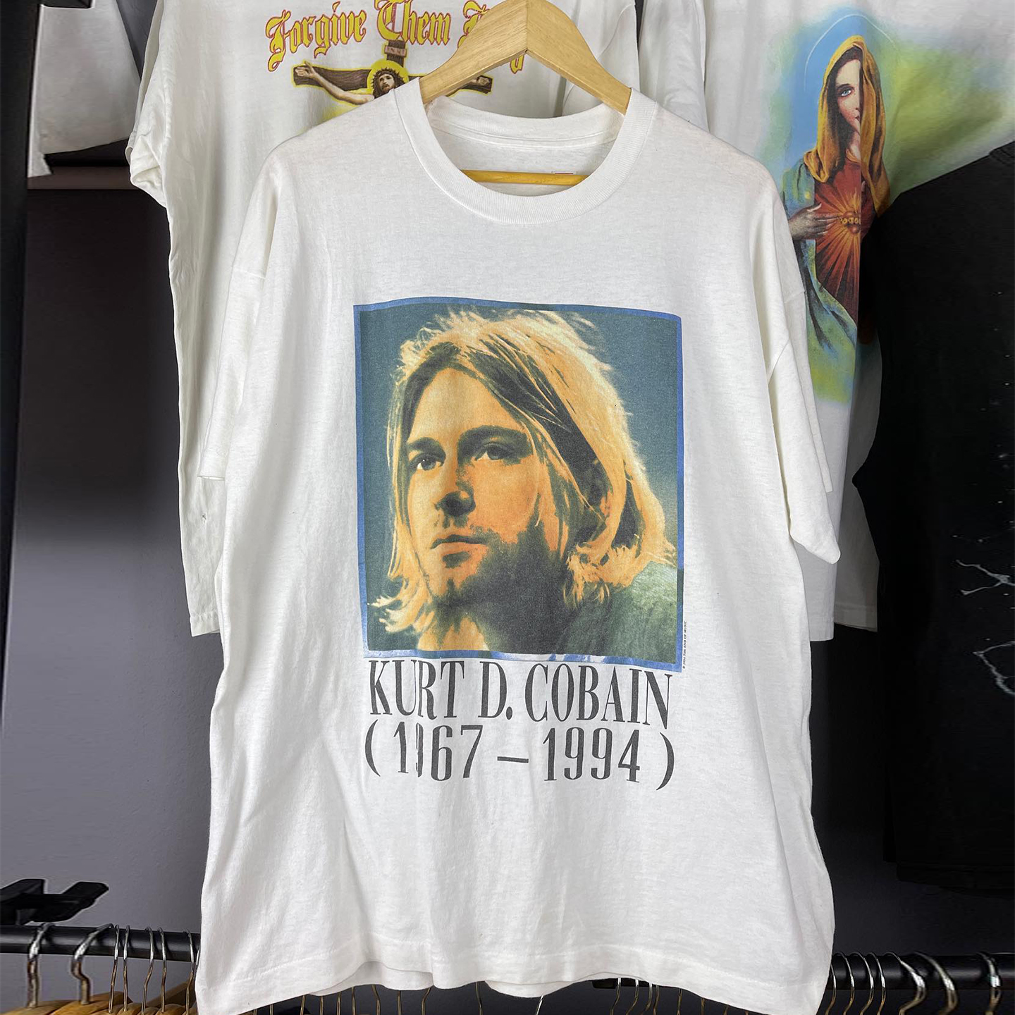 科特·柯本周边美式纯棉短袖T恤