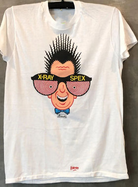 X-Ray Spex欧美摇滚乐队卡通动漫印花短袖vintage阿美咔叽男女T恤