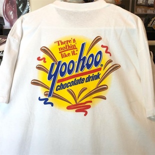 Chocolate Drink巧克力饮料纯棉短袖T恤男女情侣潮牌oversizeTEE