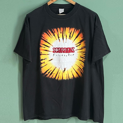 蝎子乐队美式重磅棉潮牌短袖T恤