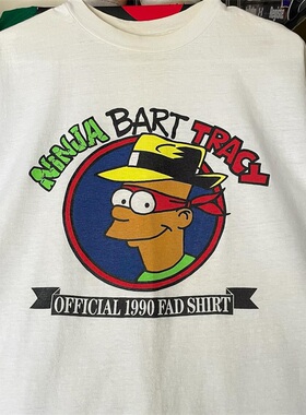Bart Tracy巴特.特雷西卡通动漫oldschool男女潮流落肩短袖Tee恤