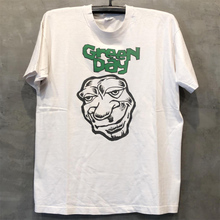 Greenday绿日乐队摇滚复古古着oversize宽松ins超火短袖T恤潮流