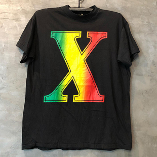 X战警漫画周边ins超火潮牌宽松oversize潮流休闲纯棉圆领短袖T恤