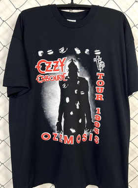 Ozzy Osbourne重金属教父奥兹·奥斯本高级感短袖T恤vintage半袖