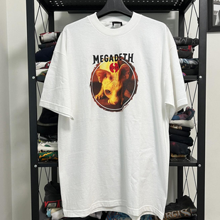Megadeth麦格帝斯乐队专辑封面摇滚短袖T恤vintage美式复古半袖潮
