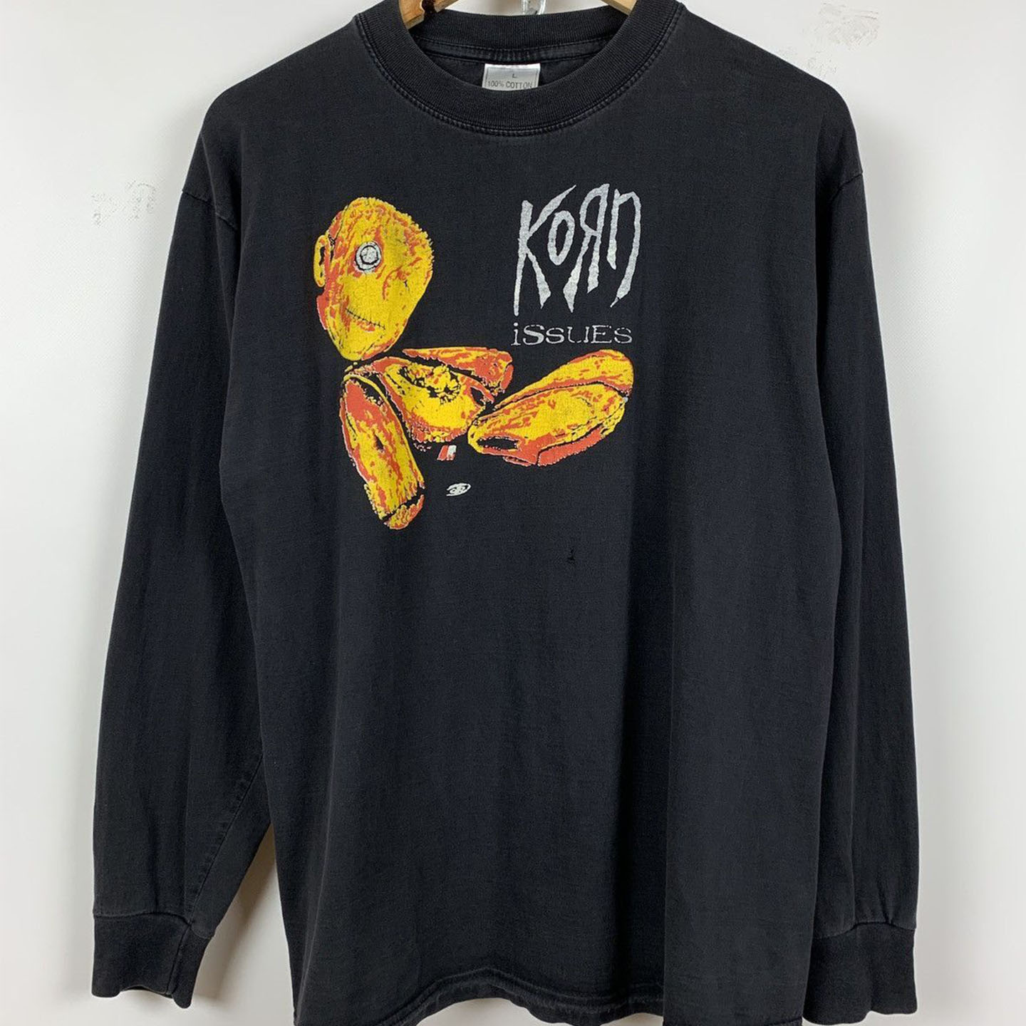 KORN科恩乐队印花长袖T恤男女