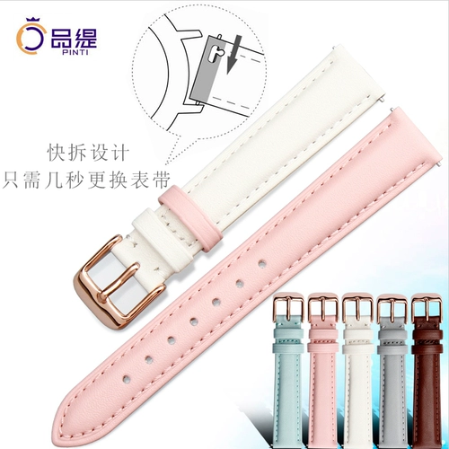 Casio, ремешок для часов, женские часы, из натуральной кожи