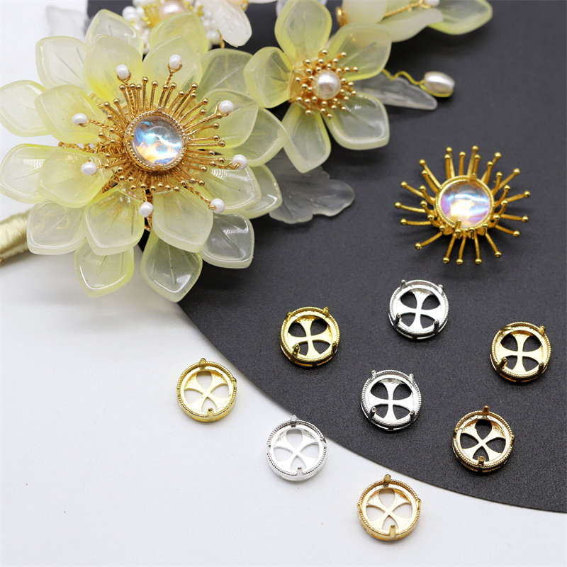 3个装纯铜戒面托电泳保色 10mm戒托花蕊花心古风diy琉璃绑花材料,饰品/流行首饰/时尚饰品新,其他DIY饰品配件,淘宝优惠券,粉丝福利购,淘宝优惠卷