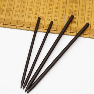 5个价黑桃木发棍 木棍簪棍 古风发簪主体diy饰品配件