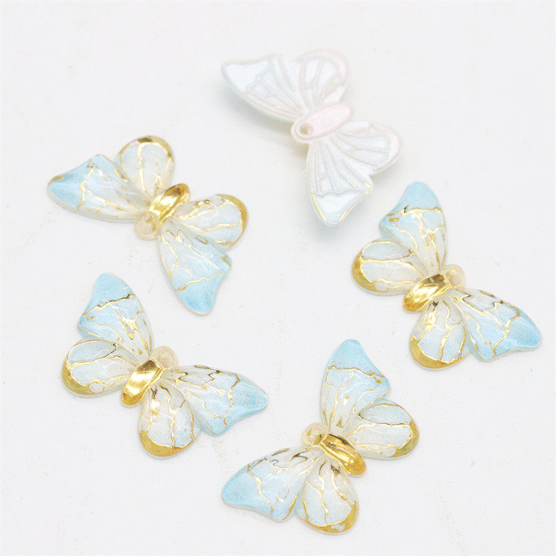 5个价18*32mm树脂单孔描金蝴蝶吊坠diy古风发簪步摇发饰材料配件,饰品/流行首饰/时尚饰品新,其他DIY饰品配件,淘宝优惠券,粉丝福利购,淘宝优惠卷