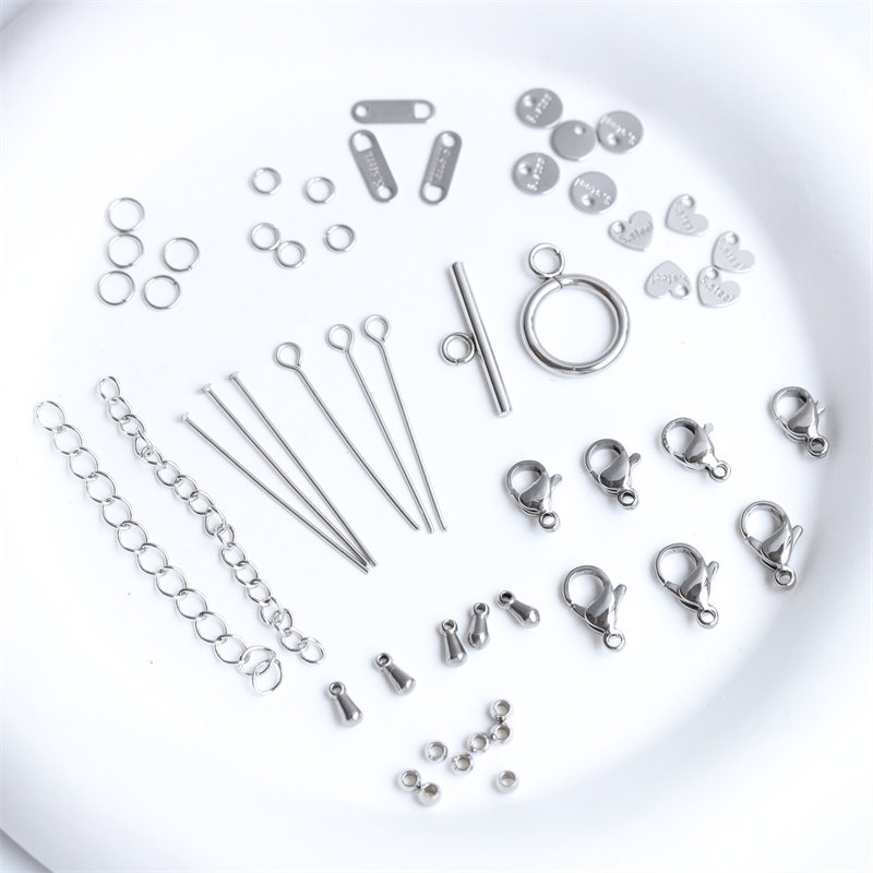 钛钢不掉色不锈钢龙虾扣包扣延长链开口圈保色手链项链基础配件,饰品/流行首饰/时尚饰品新,其他DIY饰品配件,淘宝优惠券,粉丝福利购,淘宝优惠卷