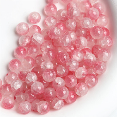 琉璃仿玉碎花珠diy串珠手链材料