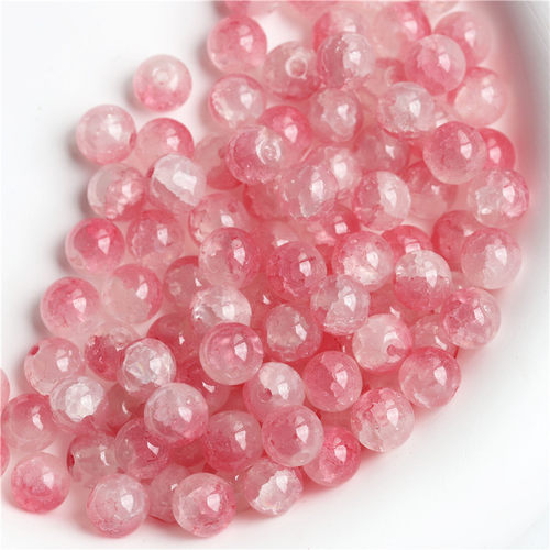 琉璃仿玉碎花珠diy串珠手链材料