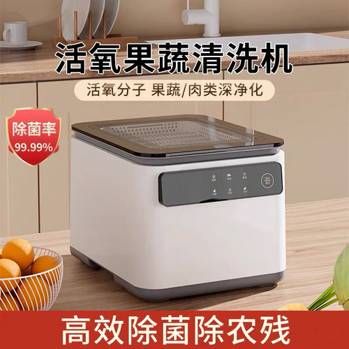 德国果蔬清洗机杀菌去农残蔬菜水果肉类消毒净化器自动洗菜机神器