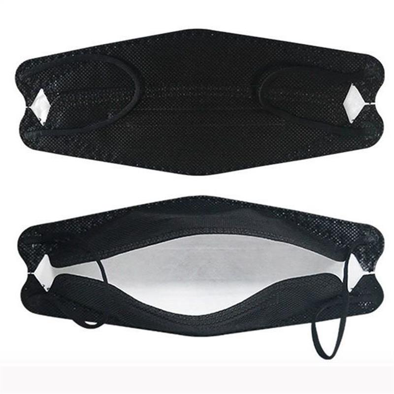 鱼嘴型kN95防晒不勒耳韩版KF94防尘防风口罩成人4层独立透气口罩