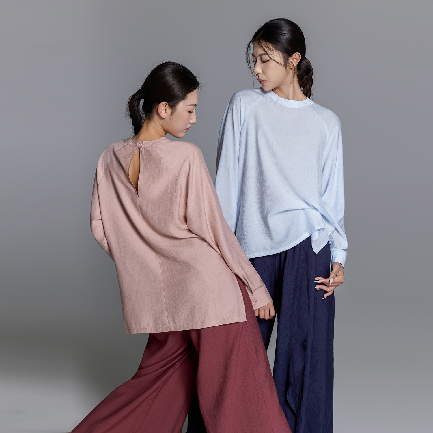 华丽独秀现代舞舞蹈服棉麻上衣宽松显瘦日常可穿形体练功服演出服