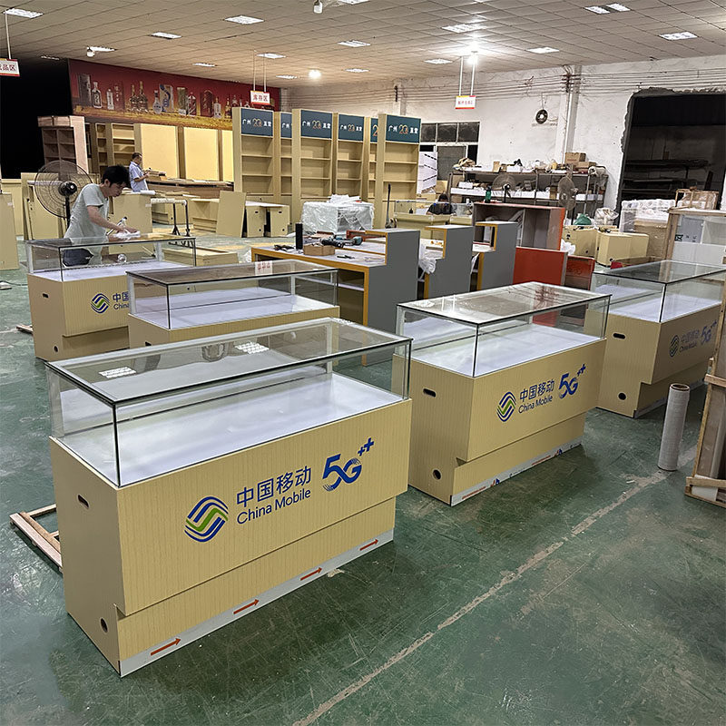 手机体验展示玻璃柜台营业厅手机展示柜/陈列柜/展示
