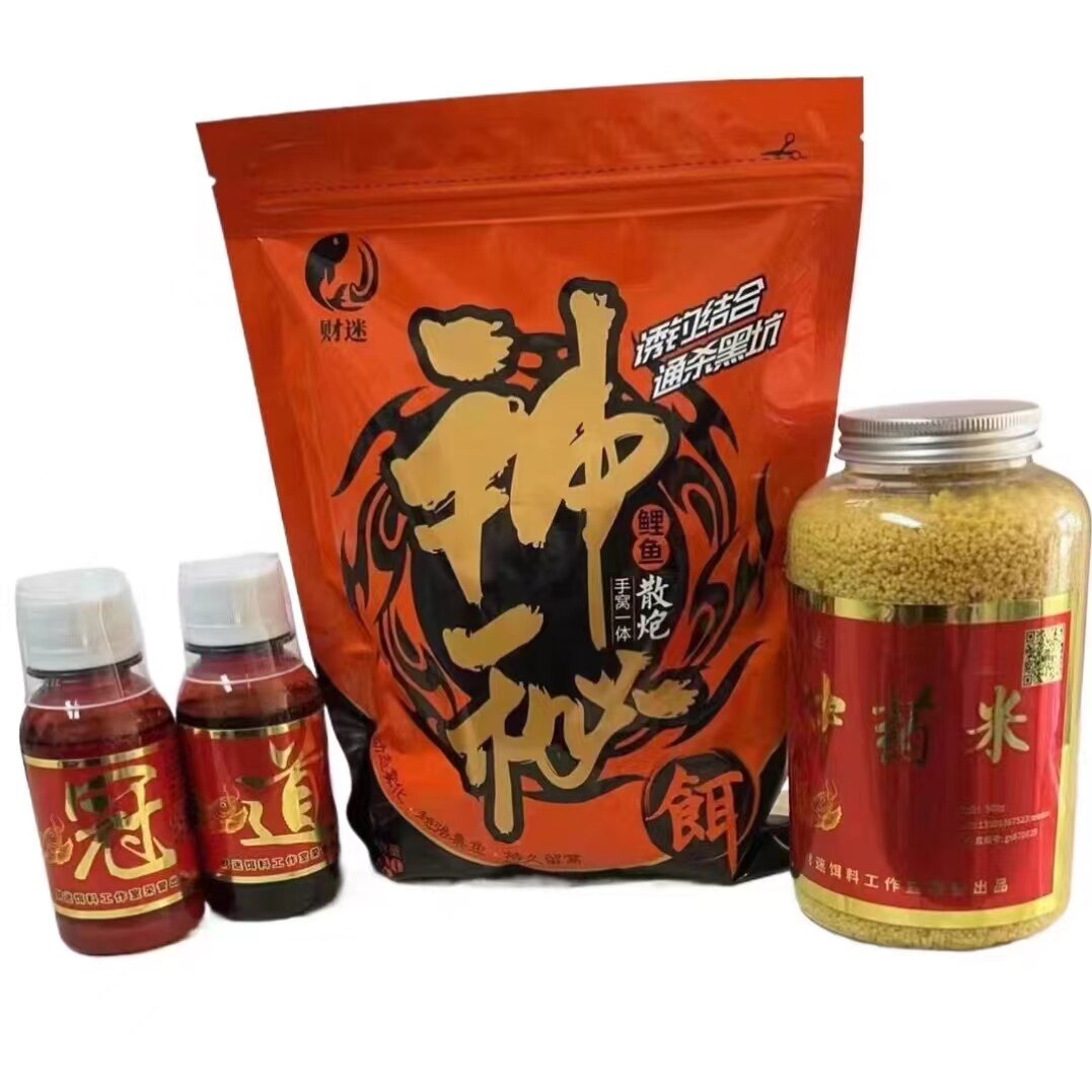 财迷鲤神秘饵一袋搞定中药米冠道小药添加剂,户外/登山/野营/旅行用品,鱼饵添加剂,淘宝优惠券,粉丝福利购,淘宝优惠卷
