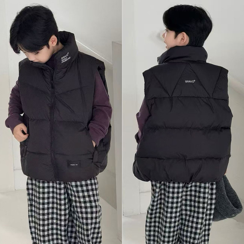 布芮欧童装25冬新款男童女童90白鸭绒立领防水羽绒马甲外套56170,童装/婴儿装/亲子装,羽绒马甲,淘宝优惠券,粉丝福利购,淘宝优惠卷