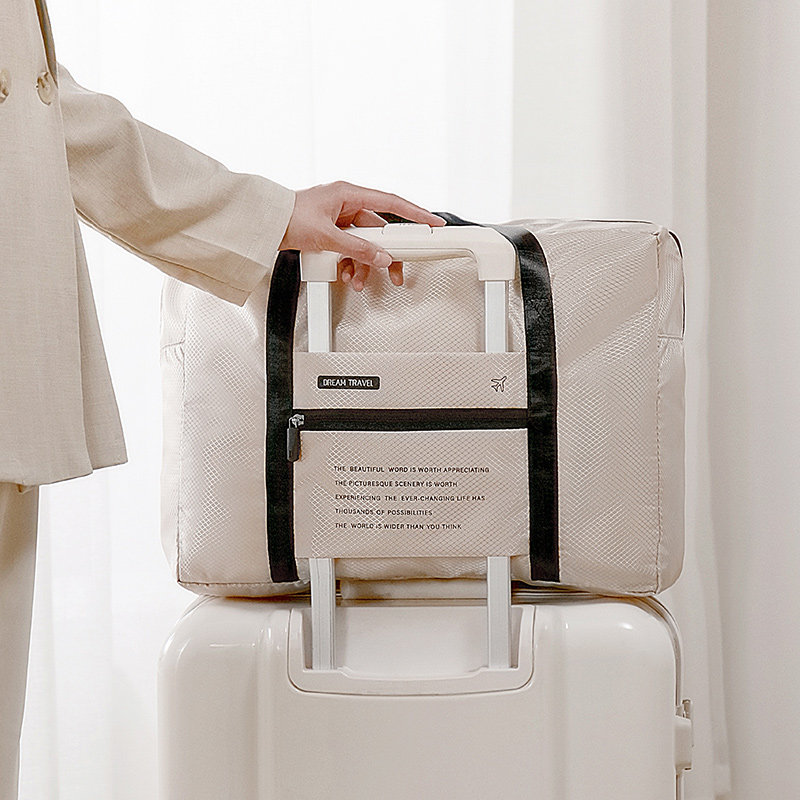 可套拉杆箱上的旅行包女大容量收纳袋提包短途旅游轻便手提行李包