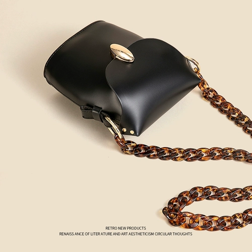 Акриловая демисезонная цепь, модная небольшая сумка, сумка на одно плечо, изысканный стиль