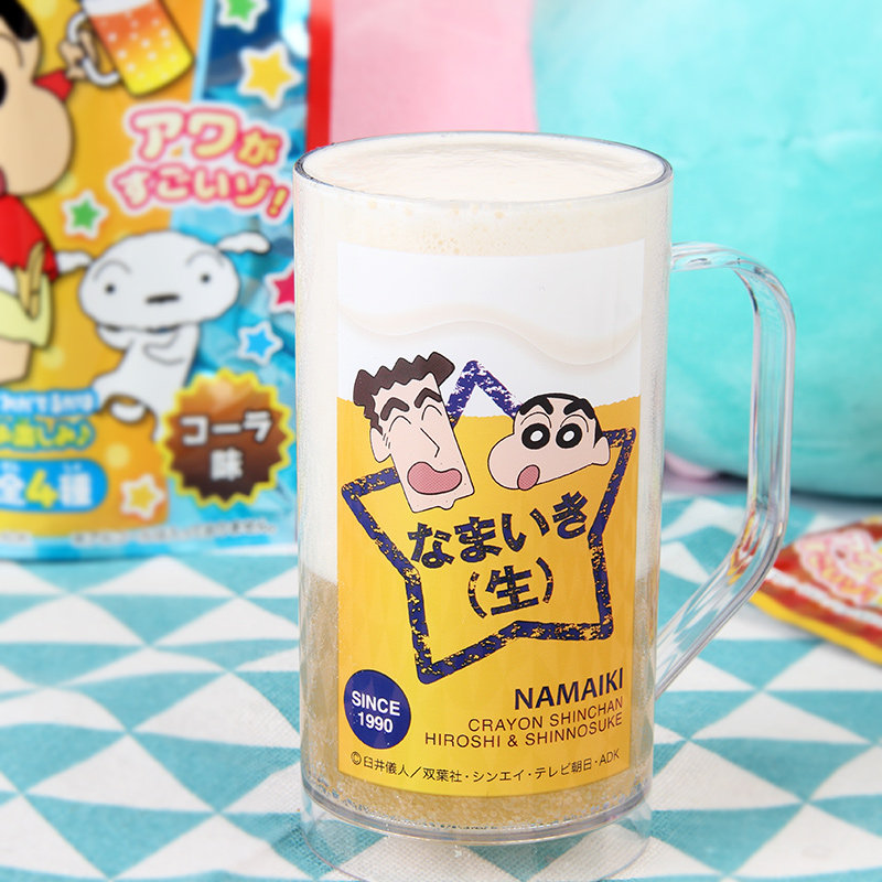 日本食玩蜡笔小新啤酒饮料 小林小玩具小令石玩曰木食完益趣园