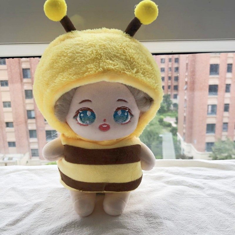 小蜜蜂娃衣20厘米棉花娃娃玩意娃圈 立体娃衣动物萌哒哒胖体可穿