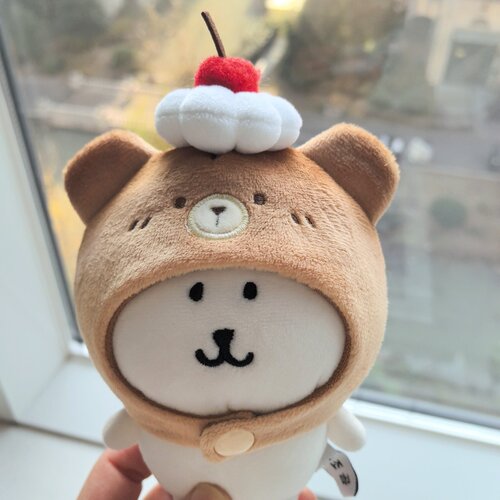 烤焦面包头套可爱宝宝头套自嘲labub头套娃娃头套小号明星娃头套