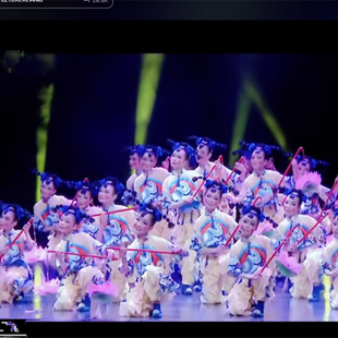 第十三届小荷风采金奖【迎春】舞蹈演出服中小学生艺演女童演出服