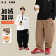 DA7611华子童装 儿童加绒裤 潮流时尚 加厚休闲裤 2025新款 男童冬款