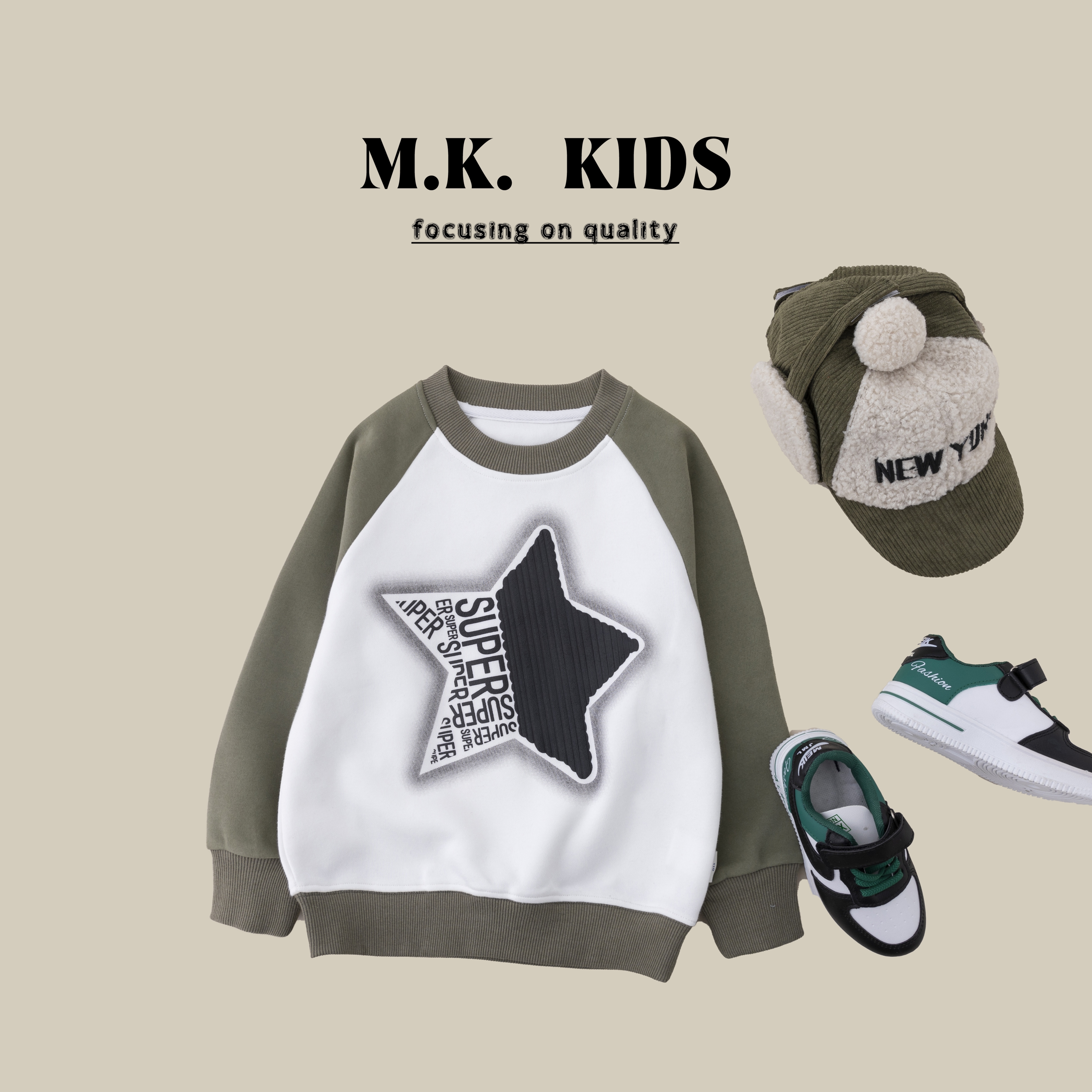 MK品牌儿童春款卫衣CA80006