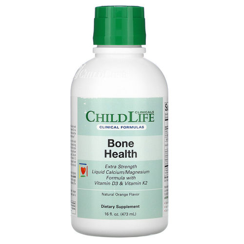 Childlife Clinicals 高品质儿童钙镁维生素D3和K2骨骼健康香橙味