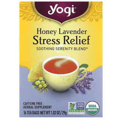 睡眠支持薰衣草美国睡眠茶yogi