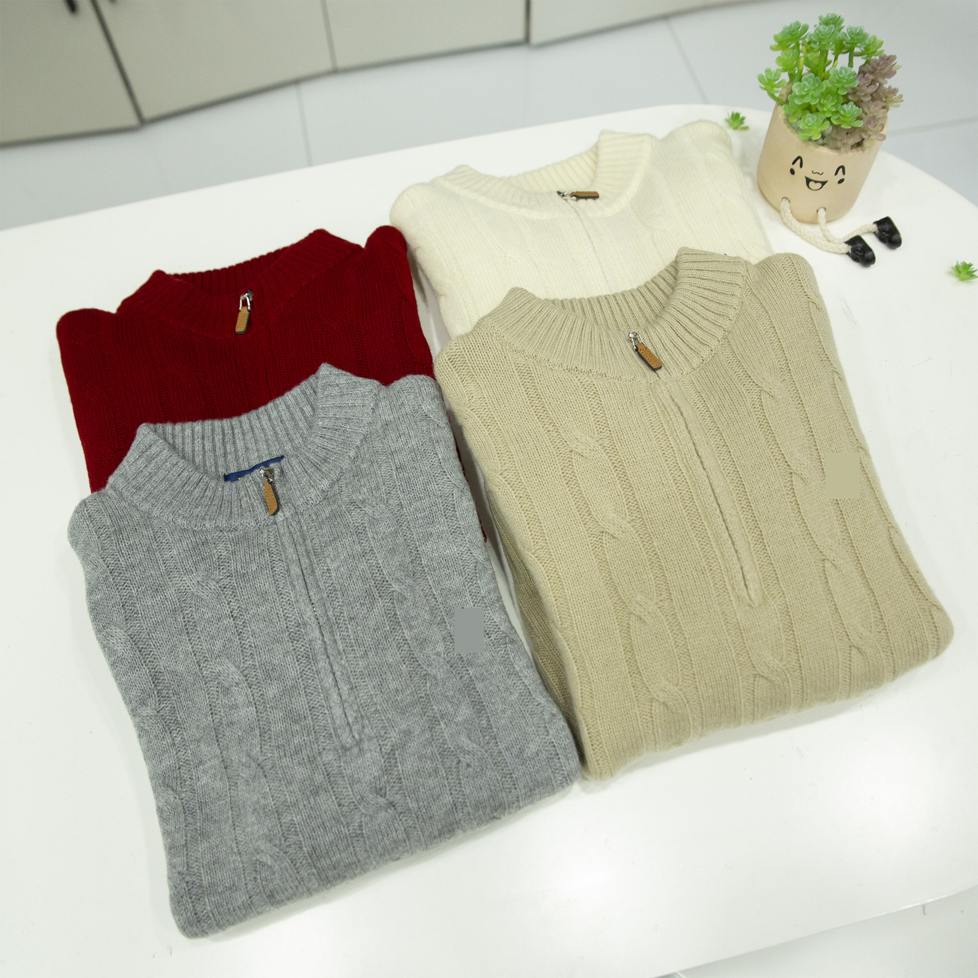 镇店款来新款！太牛掰！亲子款男女童超柔软半拉链立领羊毛羊绒衫,童装/婴儿装/亲子装,毛衣/针织衫,淘宝优惠券,粉丝福利购,淘宝优惠卷