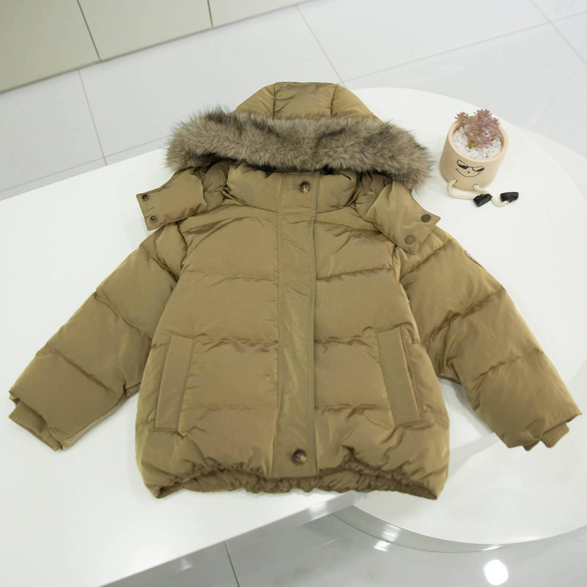 重磅！法单~！女童连帽大毛领防风防泼水夹克款羽绒服,童装/婴儿装/亲子装,羽绒服,淘宝优惠券,粉丝福利购,淘宝优惠卷