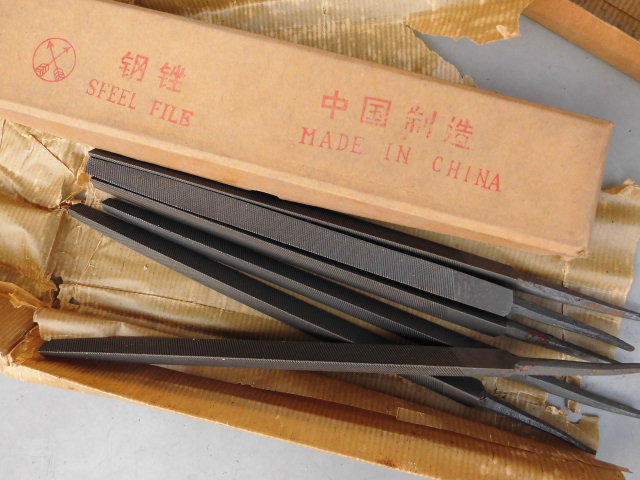 八十年代老双箭牌锉刀伐锯休整