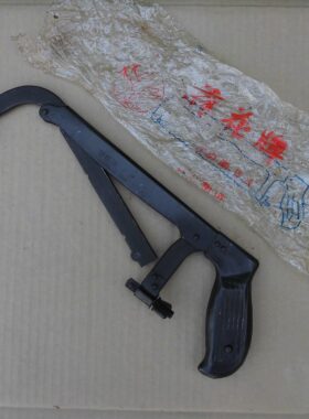 荷花钢锯架库存老货老式怀旧工具