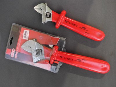 库存货原装进口昆杰绝缘活口扳手10寸12寸活动扳手88-01088-012