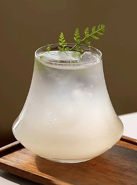日式无铅水晶鸡尾酒杯特调饮品杯咖啡杯古典杯威士忌酒杯玻璃杯子