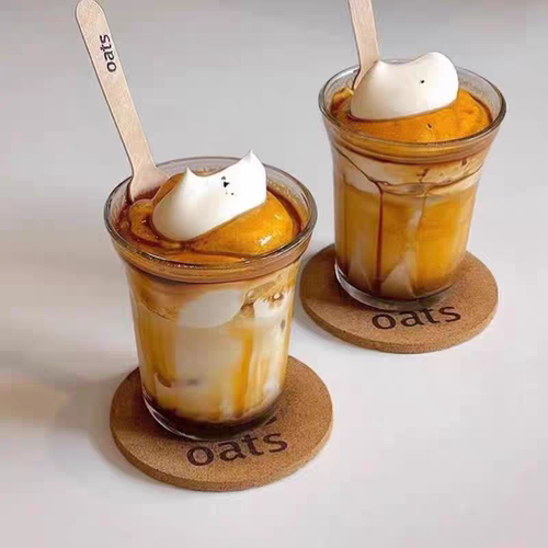 网红ins风澳白咖啡杯意式拉花拿铁杯简约复古dirty冰美式玻璃杯子