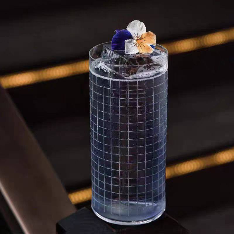 酒吧木村刻花超薄斜身柯林杯HighBall杯嗨棒杯金汤力杯柯林海波杯