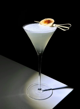 日式木村系喇叭V型调酒师干马天尼专用杯鸡尾酒杯三角高脚杯个性