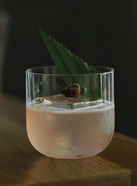 水晶玻璃威士忌杯 古典杯鸡尾酒杯玻璃冷饮冰球拿铁咖啡杯调酒杯