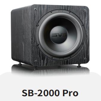svs美国有源超重低音炮SB PB1000 2000 3000 4000  pro家庭影院