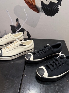 CONVERSE匡威 Jack Purcell开口笑男女撞色低帮休闲鞋板鞋A16766C