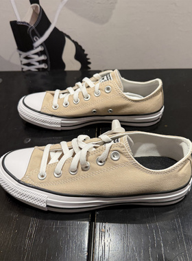 CONVERSE匡威 All Star卡其色男女经典低帮透气休闲帆布鞋A20958C