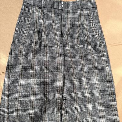 aritzia wilfred 格子羊毛西裤女