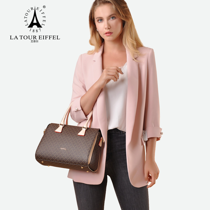艾菲尔品牌包包女士新款潮包大气手提包女包欧美大容量妈妈贝壳包
