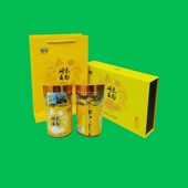 南阳内乡郦邑贡菊18克 一朵一杯黄菊花草茶河南特产 2瓶礼盒装