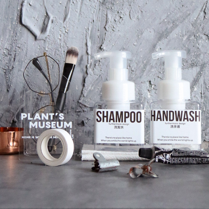 ins风起泡瓶250毫升打泡器洗手液慕斯起泡分装按压瓶PET替换空瓶